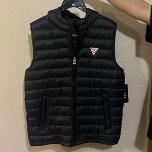 Men’s Guess Black Gilet Size Large